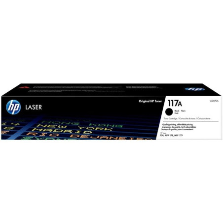 Tóner original hp nº117a/ negro